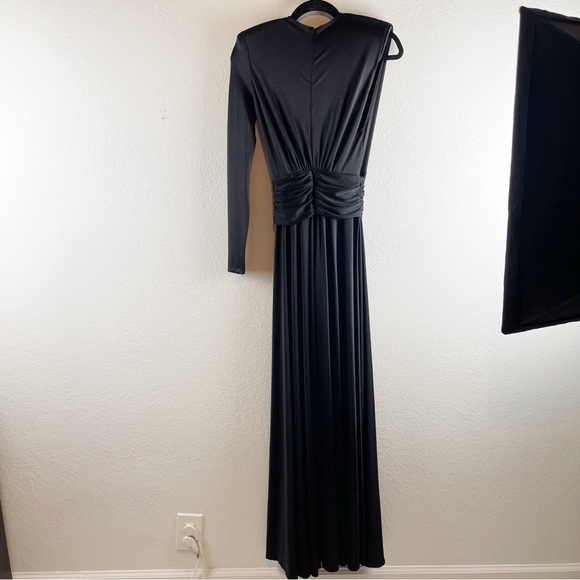 Bronx and Banco Starlight Cut Out Maxi Dress Black Size XS Formal Evening - Picture 5 of 10